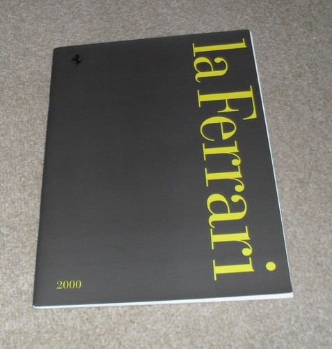 Brochure ferrari 2000 - brochure,