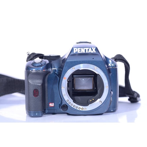 Pentax fotocamera slr - kx, blu