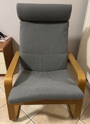 Poltrona dondolo ikea poang - poltrona, a