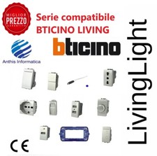 FRUTTI MODULI COMPATIBILI BTICINO LIVINGLIGHT - TECH SILVER - Prese, USB, INTER