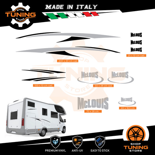 Kit adesivi camper mclouis - kit,