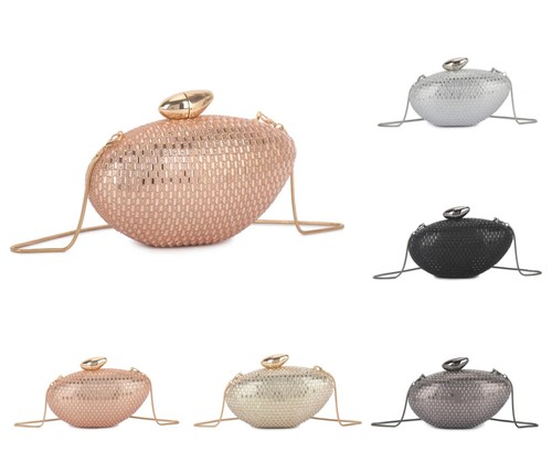 Pochette donna cristallo sera