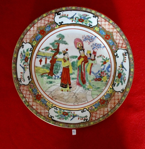 Antico piatto cinese - cinese, in