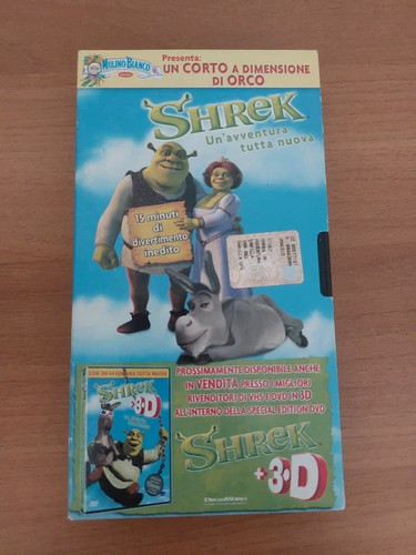 Videocassetta vhs shrek - vhs,