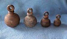4 PEZZI  !!Antico  peso da
