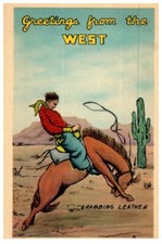 Saluti Dall'Ovest Cartolina