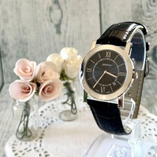 Gucci 5200M Orologio Uomo Nero Acciaio Inox Quarzo Analogico Lusso Abito Polso