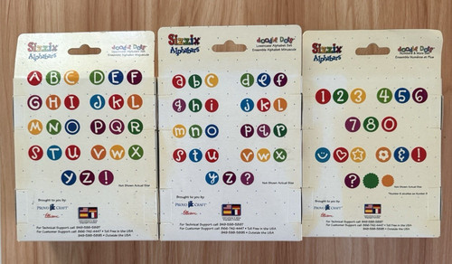 Raro sizzix alphabet alphabars - sizzix,
