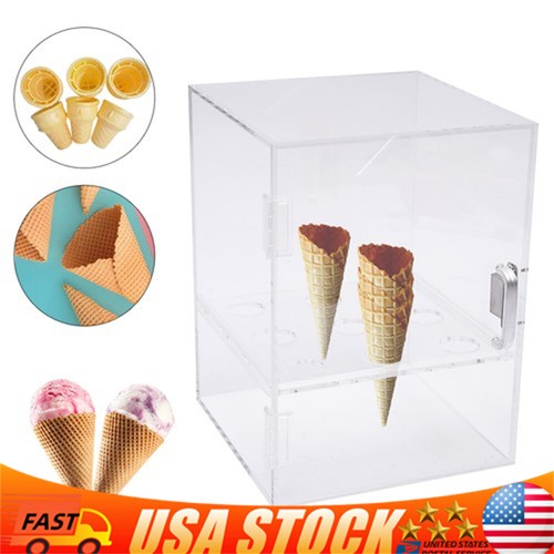 Ice cream cone display storage - ice,