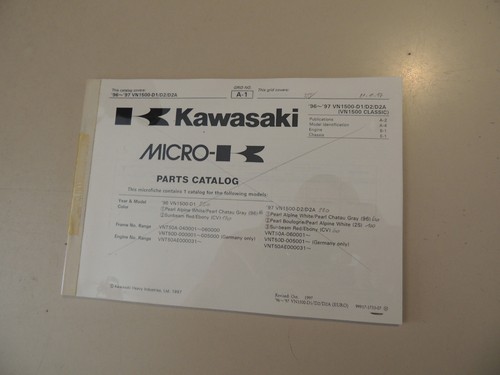 Parts catalog kawasaki 1500 - catalog,