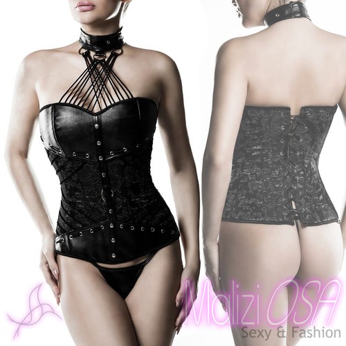 Corsetto bustino sexy pizzo - bustino,