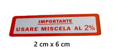 Etichetta scritta rossa tappo