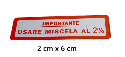 Etichetta scritta rossa tappo