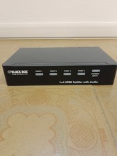 Splitter HDMI 1x4 Black Box con Audio