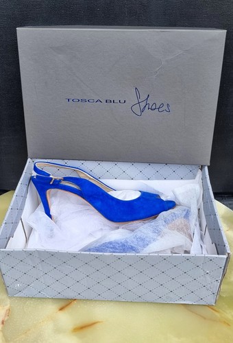 Tosca blu sandali scarpi - blu, nuovi
