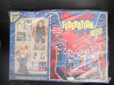 GIOCATTOLI VINTAGE GIOCO WRESTLING FEDERATION!! CON PERSONAGGI...
