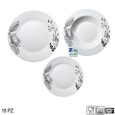 SERVIZIO PIATTI 18 PZ TONDI
