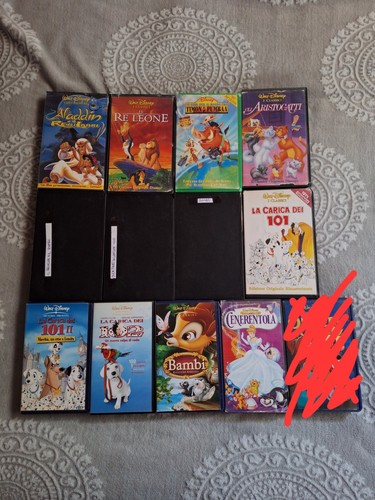 Lotto vhs disney - vhs,