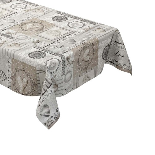 Tela cerata tovaglia beige - tela,