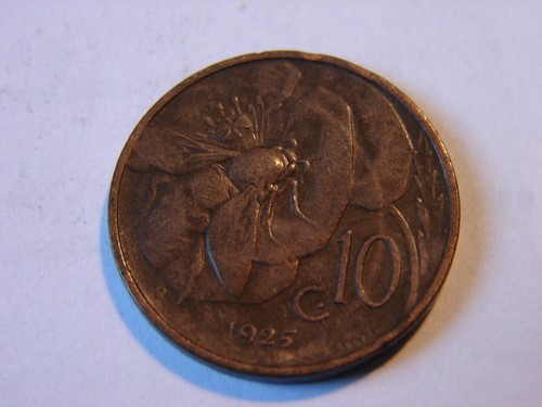 Italia centesimi 1925 r - italia.,