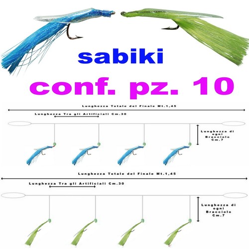 Artificiale sabiki mare - sabiki,