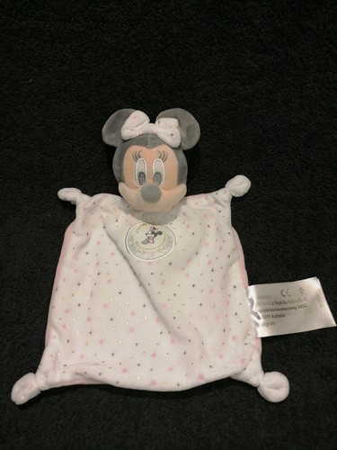 Doudou plat minnie blanc - plat,