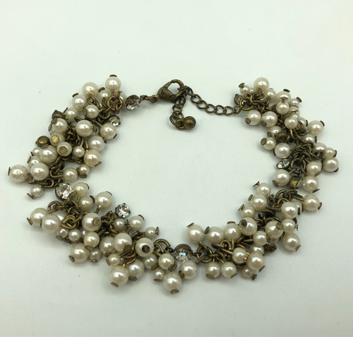 Bracciale charm perline - bracciale,
