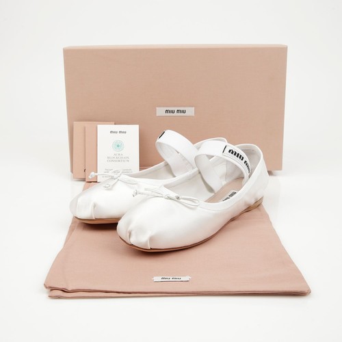 Ballerine miu logo raso - ballerine,