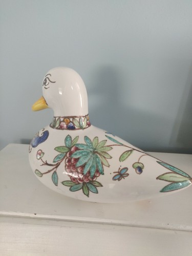 Handpainted decorative duck - handpainted,