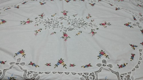 Tovaglia vintage con - tovaglia, vintage,con