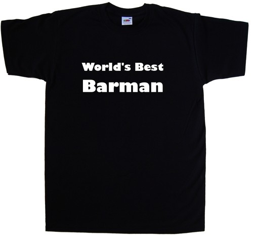 Maglietta barman miglior del - barman,