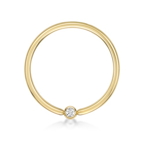 Anello naso cerchio - , perle