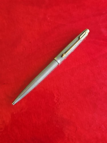 Penna sfera vintage argento - penna, a