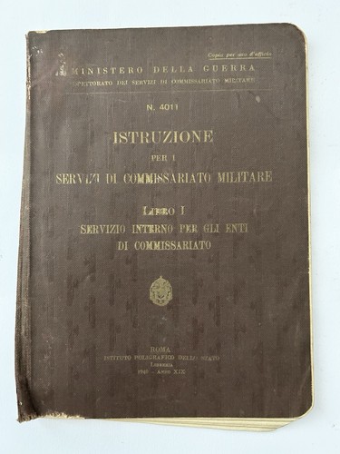Manuale commissariato militare - manuale,