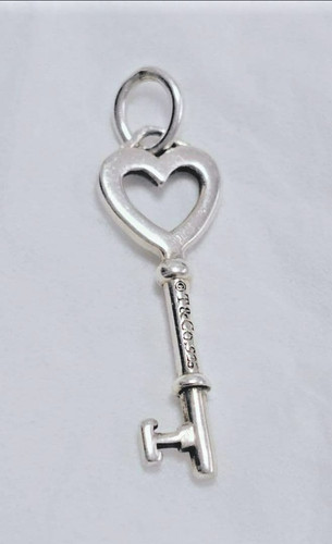 Ciondolo chiave cuore - , tiffany