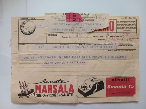 Telegramma pubblicitario - telegramma,