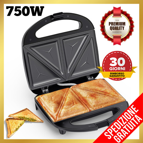 Tostapane piastra 750w - tostapane,