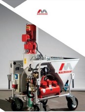 CD Libretto Manuale uso e manutenzione INTONACATRICE MALTECH M5  IN ITALIANO