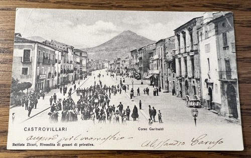Cartolina castrovillari corso - castrovillari,