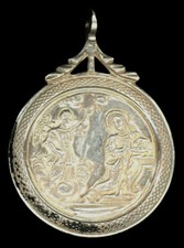 Old medal pendant - medal,
