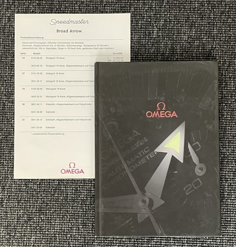 Omega speedmaster broad arrow - omega,