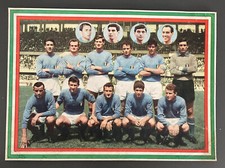 NAZIONALE ITALIANA DI CALCIO 1964 - Cartolina 15,4x21,4