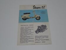 VESPA G.L. PIAGGIO BROCHURE DEPLIANT PROSPEKT (L7bis)