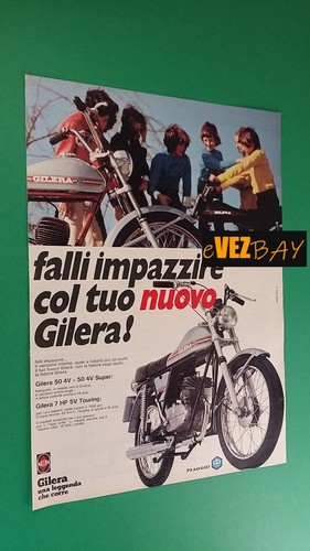 Pubblicità 1972 gilera 50 - pubblicità,