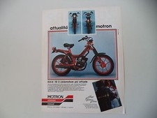 advertising Pubblicità 1981 MOTRON 50 SV3 R ID