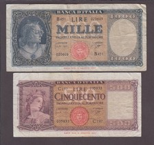 Italy 80b 88d 500 - 500+, 1000