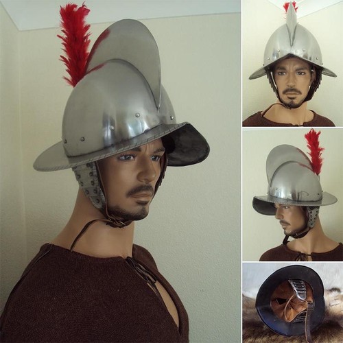 Spanish morion helmet with - morion,