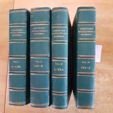 DIZIONARIO ENCICLOPEDICO MODERNO LABOR 1935/1937 COMPLETO IN 4 VOLUMI