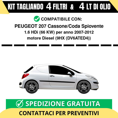 Tagliando per peugeot 207 - peugeot,