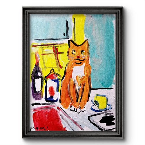 Aleph originale arte gatto - aleph,